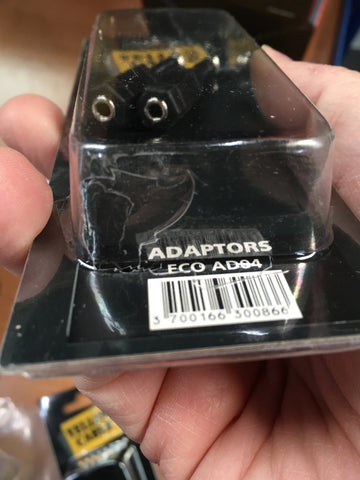 AD04 Adattatore Jack Maschio Stereo Jack Femmina 3.5 MM - Lotto da 2 - Stock B