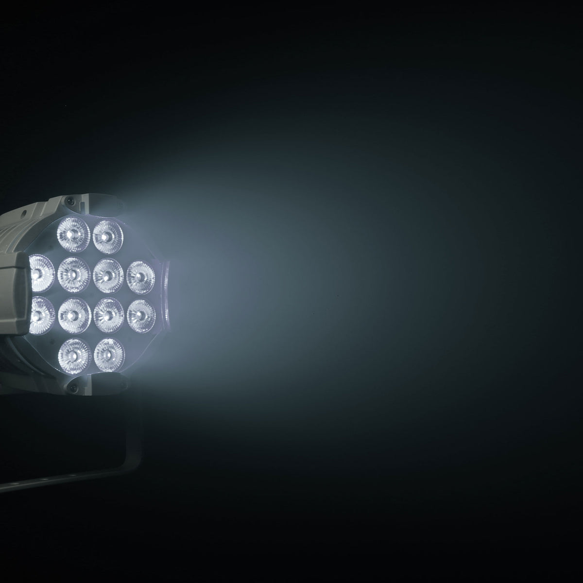 P ST DTW - STUDIO PAR 12 X 10 W TRI-LED CON LUCE BIANCA VARIABILE E CONTROLLO DIM-TO-WARM
