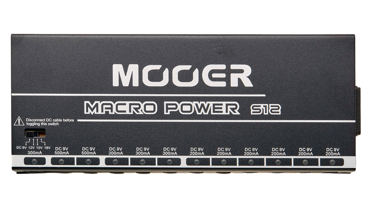 Mooer MACRO POWER S12 POWER SUPPLY 9-12-15-18V