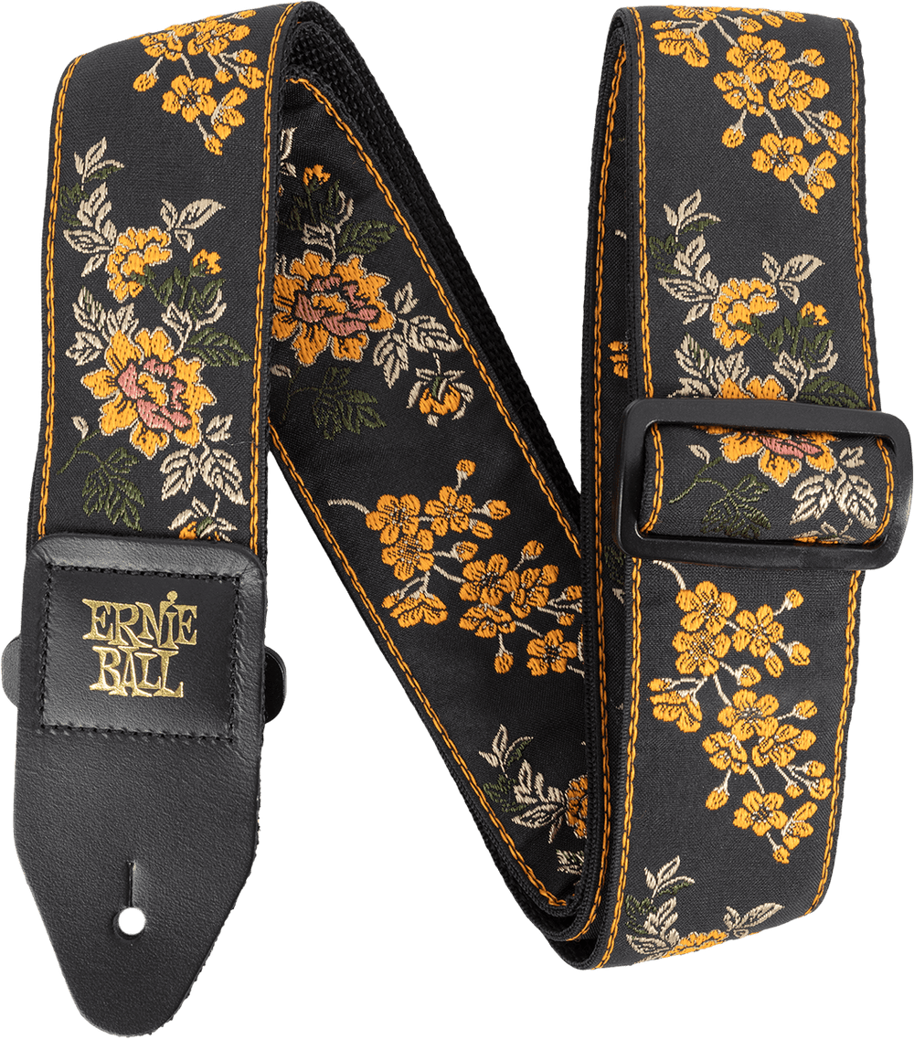 Ernie Ball TANGERINE BLOSSOM JACQUARD STRAP