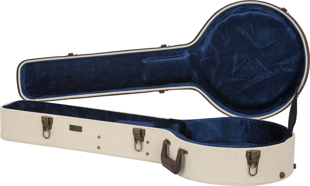 Banjo XL Beige Deluxe-Holzkoffer - GW