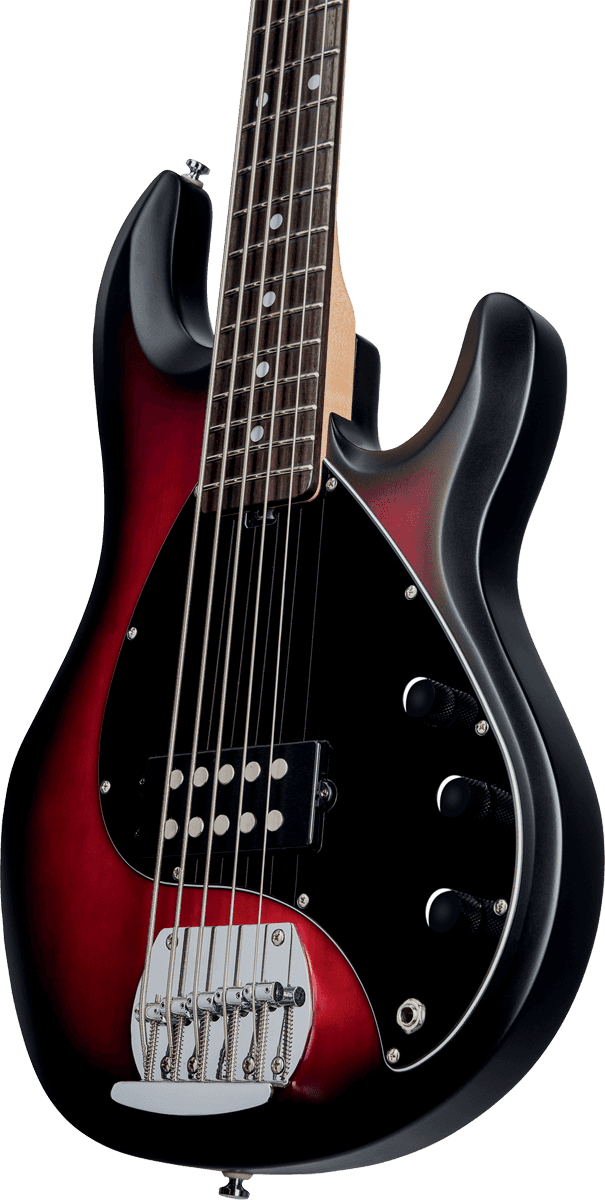 Stingray 5 Ruby Red Burst Satin