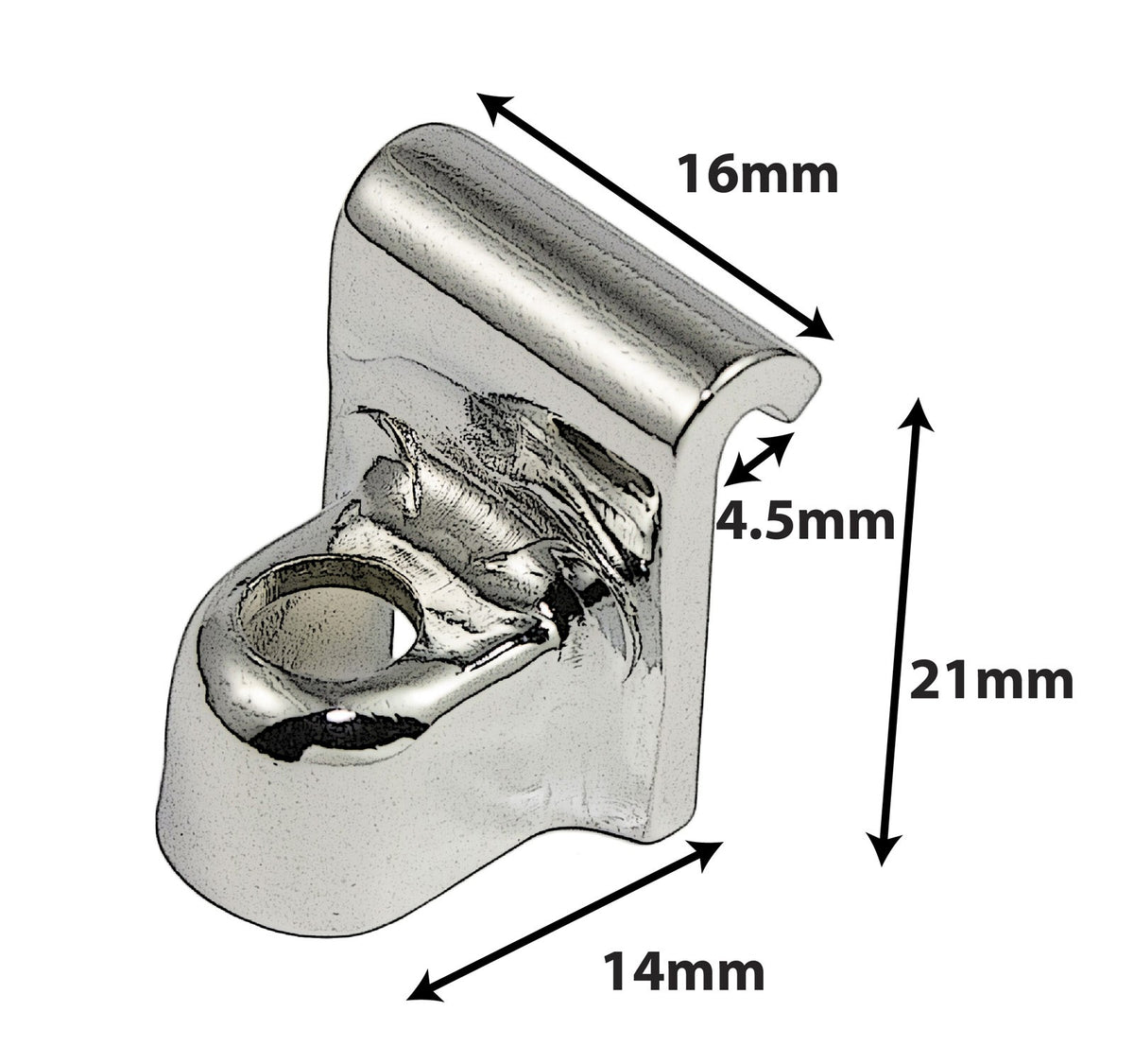 DC27 Crochet Cercle HNF45 Chrome X2