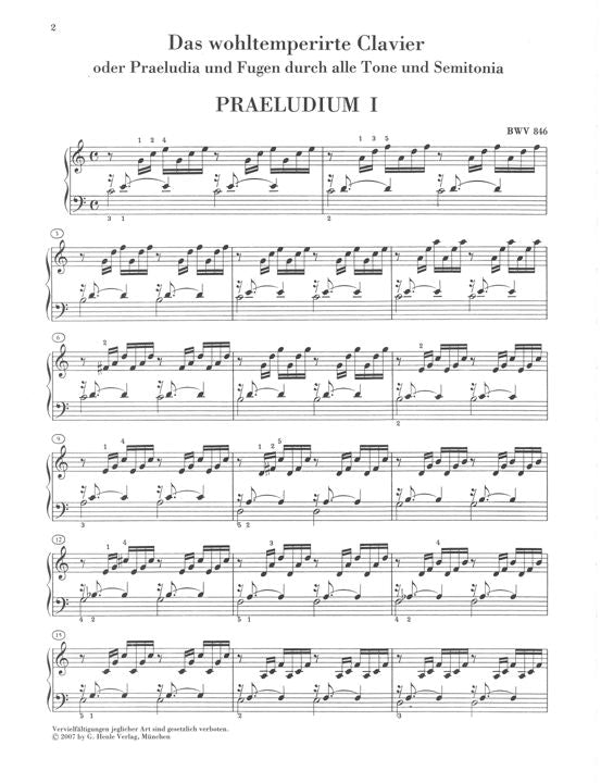 Le Clavier Bien Tempéré - Bach