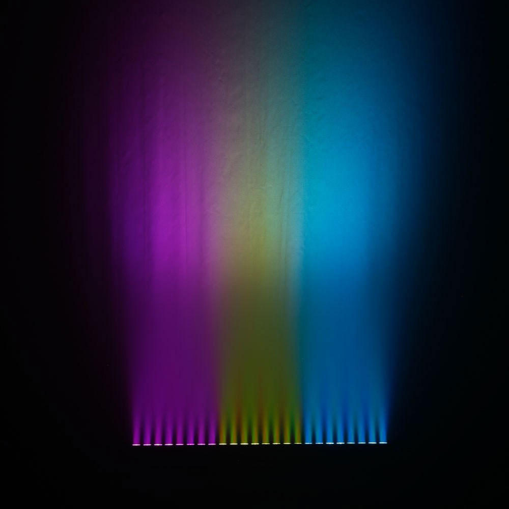 Tribar 400 Ir - Barre Led Tricolores (Rgb) 24 X 3 W Boitier Noir Avec Tlcommande Infrarouge