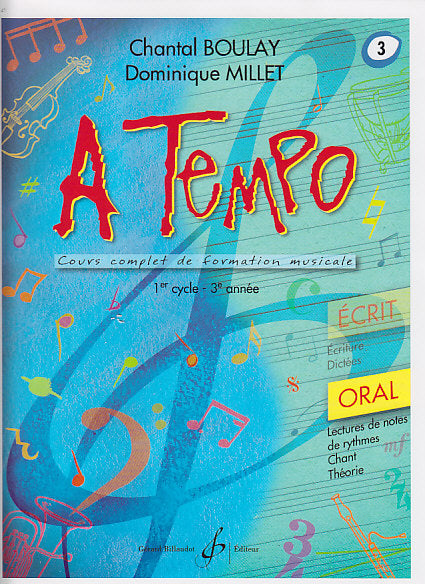 Billaudot A Tempo : Oral Vol.3- Boulay, Millet