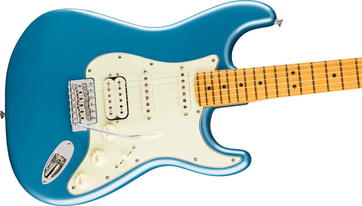 American Professional Classic Stratocaster HSS MN Verblasstes Lake Placid Blue