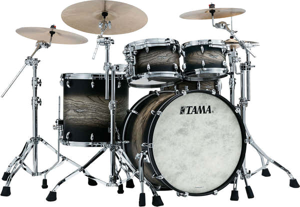 Tama Star Walnut Stage 22 Nero satinato Sen giapponese Burst