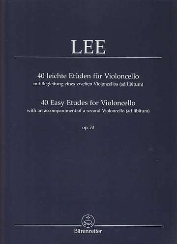 Lee S. - 40 Leichte Etuden Fur Violoncello Op.70