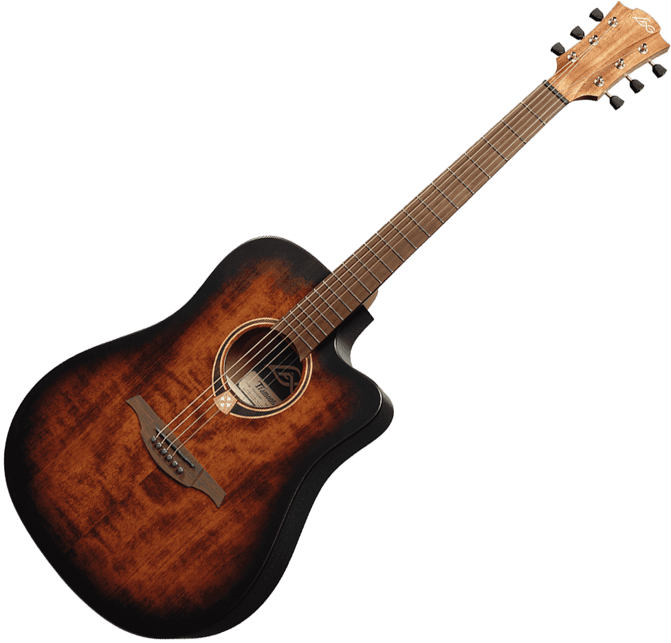 Tramontane T70DCE-B&B Dreadnought Ctw Nero & Marrone