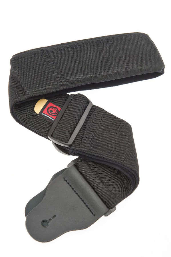 3 Inch Wide Bass Guitar Strap W/ Internal Pad Black