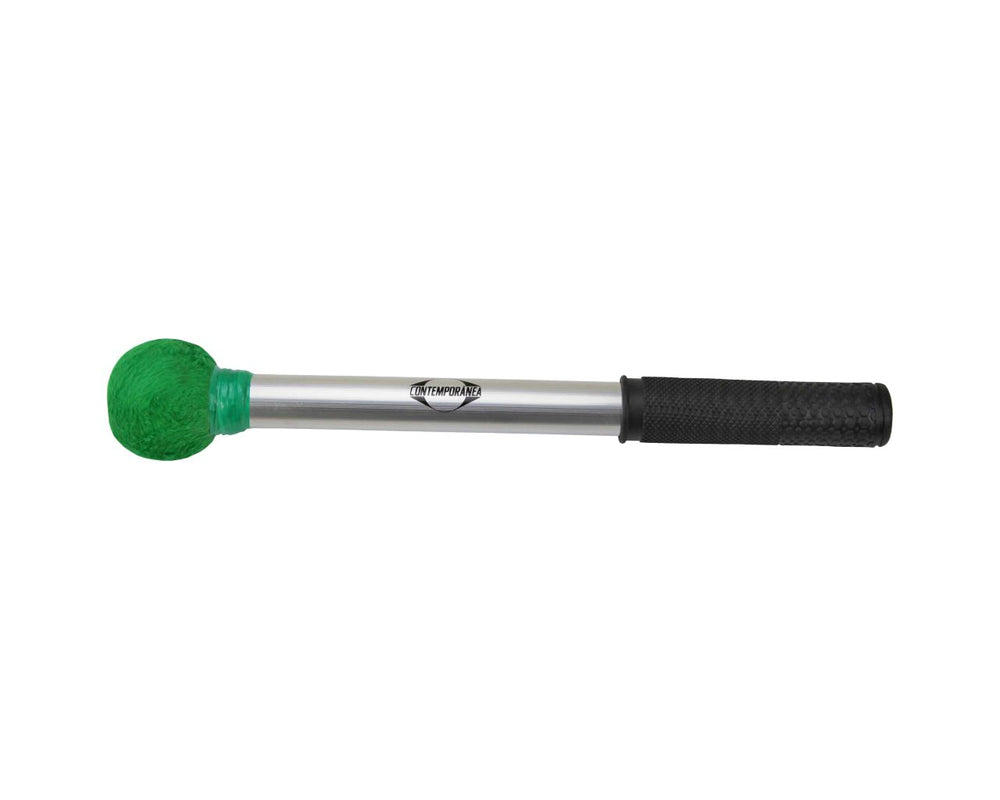 Contemporanea C-BS02G - Mailloche De Surdo Verte Aluminium 30CM