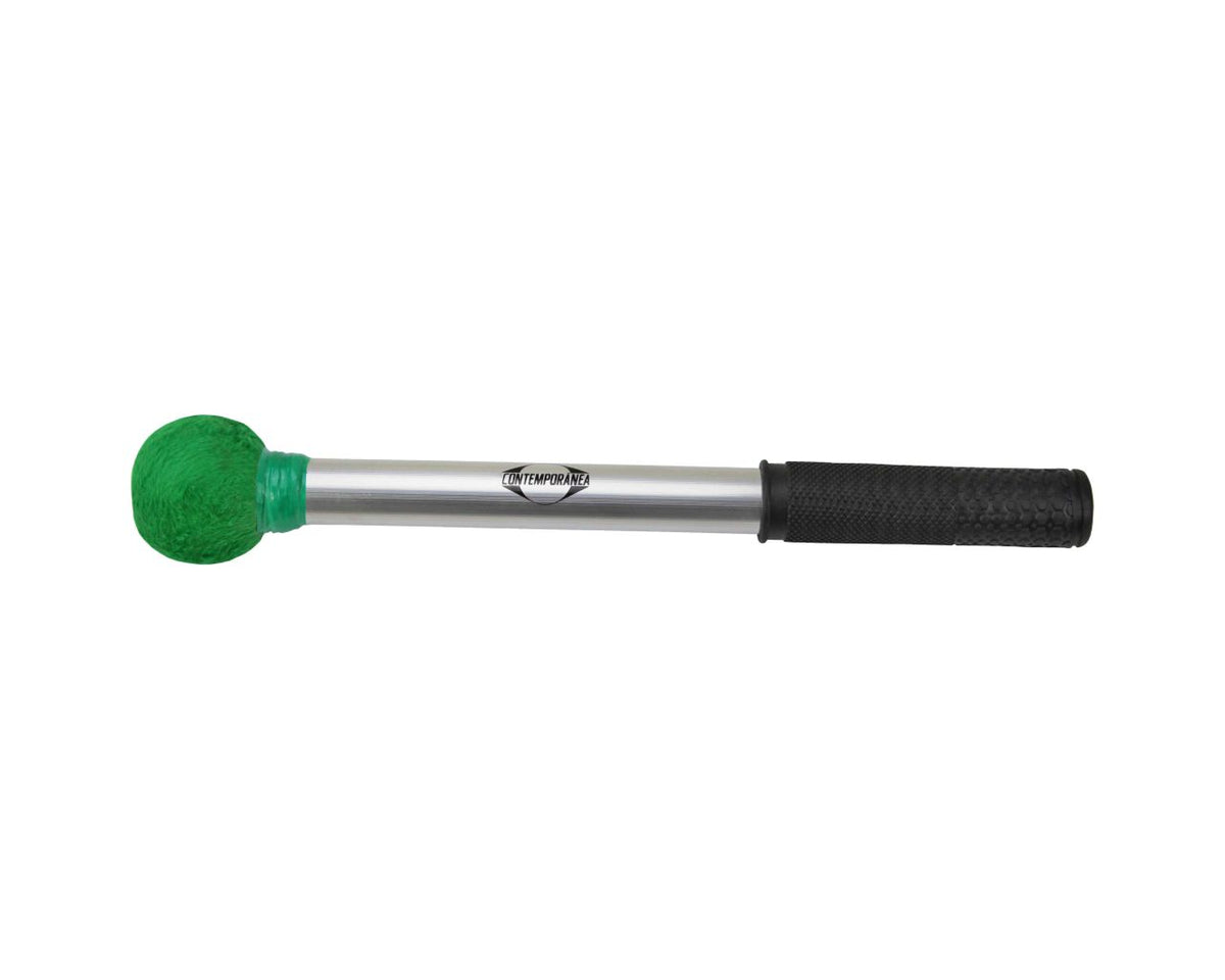 Contemporanea C-BS02G - Mailloche De Surdo Verte Aluminium 30CM