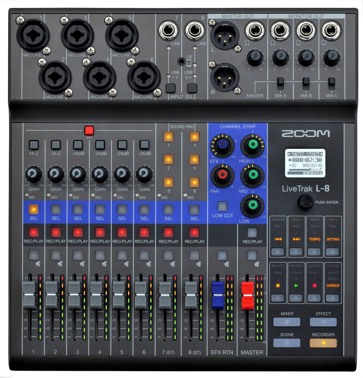 Zoom Livetrak L-8
