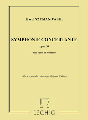 Symphonie Concertante (Pour Piano Et Orchestre)