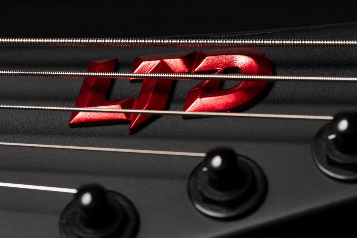 EXL-7 Bariton Black Metal Red Burst Satin