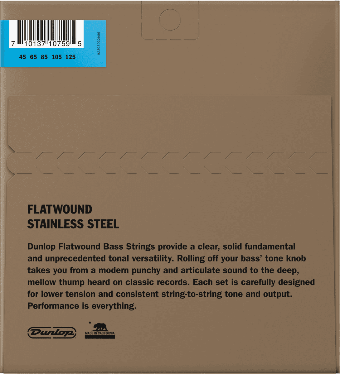 BASS STRINGS FLAT NET SETS FLAT NETS MED. SCALE 5C 45-105