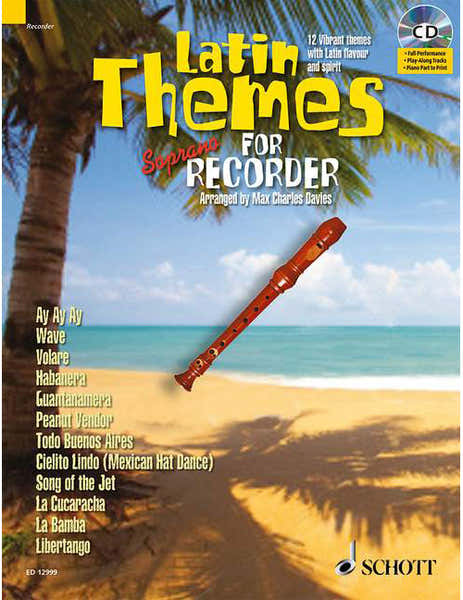 Latin Themes For Soprano Flute A Bec