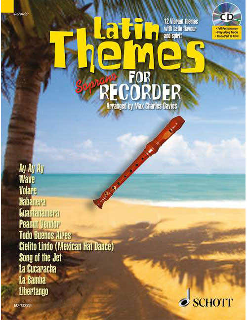Latin Themes For Soprano Flute A Bec