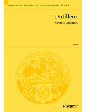 Dutilleux - Correspondances - Soprano et Orchestre