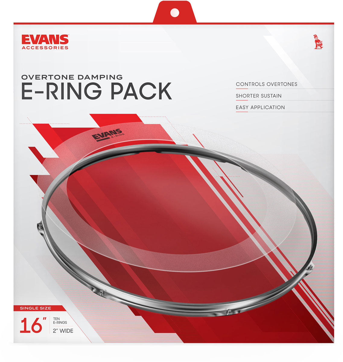 E16ER2 - Confezione di ricambio E-Ring16" (larga 2")