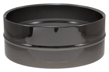 14X5.5 Fusto In Ottone Nichelato Nero (ottone)