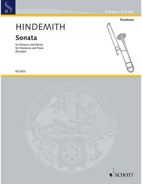 Hindemith - Sonata - Trombone et Piano