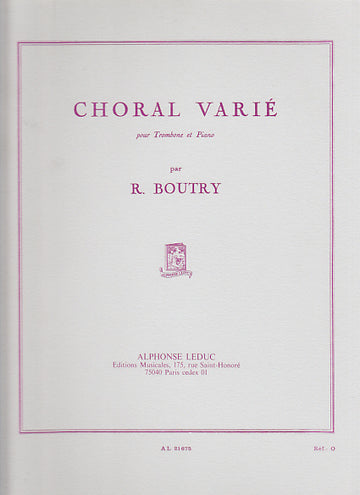 BOUTRY ROGER - CHORAL VARIE