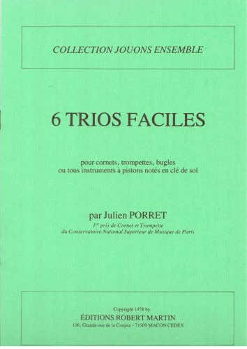 Robert Martin Porret J. - Six Trios Faciles
