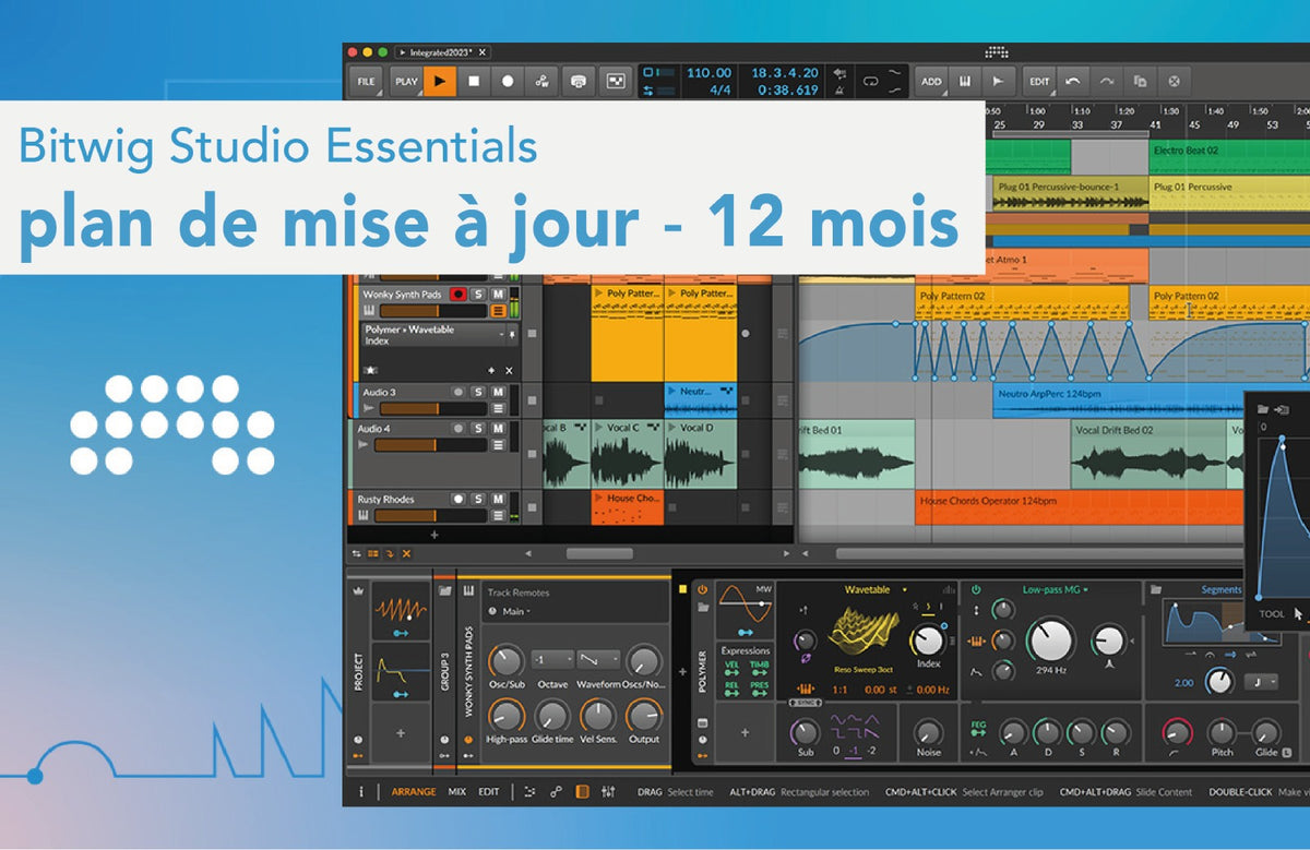 Bitwig Studio Essentials Upgrade Plan