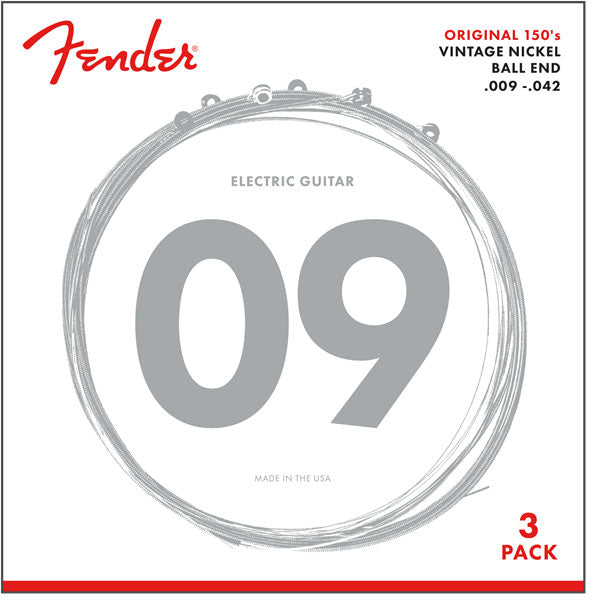 Original 150 Vintage Nickel 9-42 Pack de 3