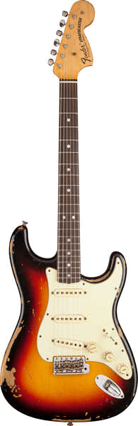 Stratocaster Michael Landau '68 Relic Gebleichter 3-Farb-Sunburst Signature-Künstler 2025