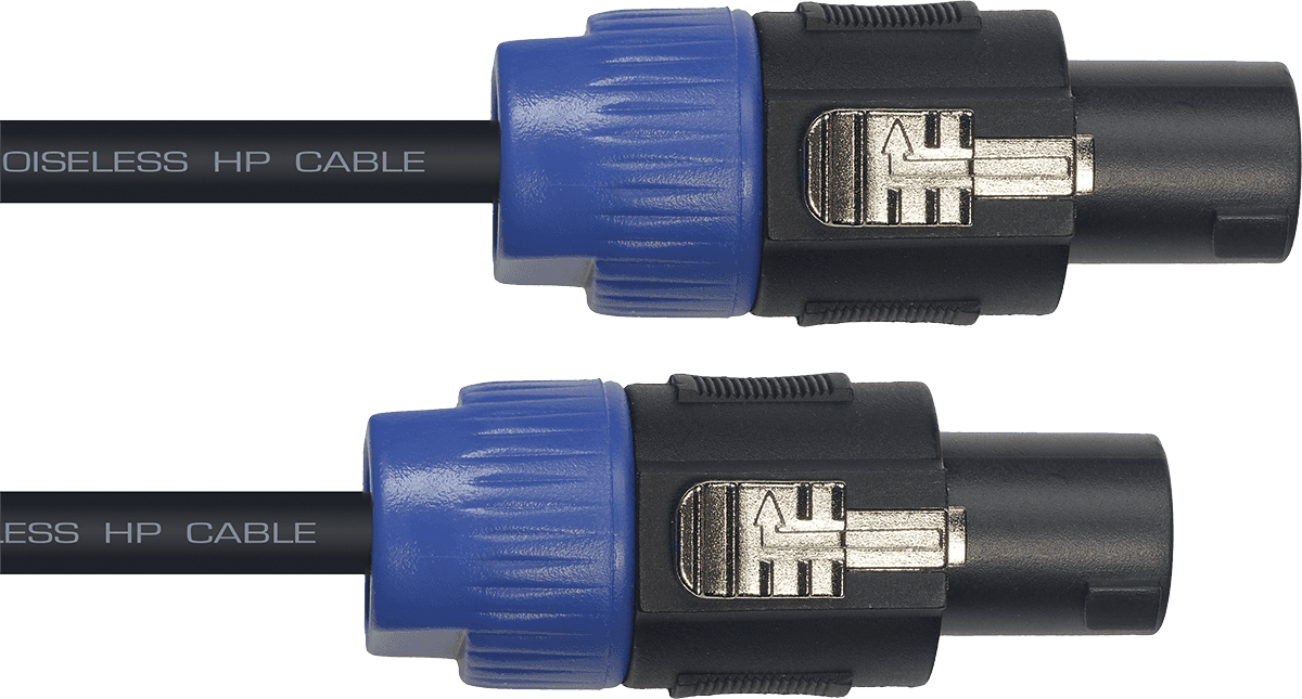 Yellow Cable Cordon HP Speakon Speakon 20 M