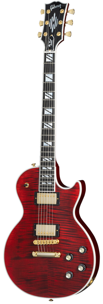 Les Paul Supreme Rosso vino Moderno