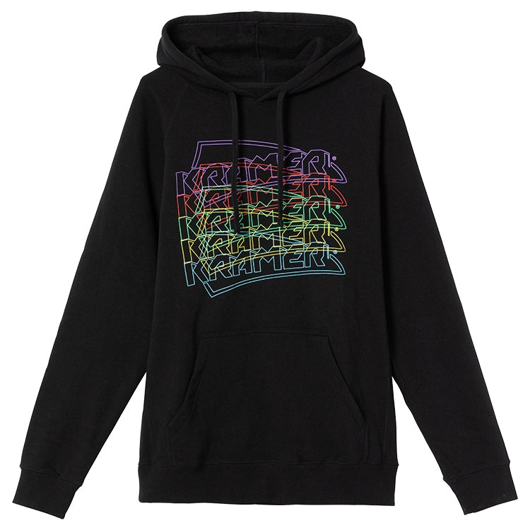 "M" Kramer Neon-Kapuzenpullover (Schwarz)