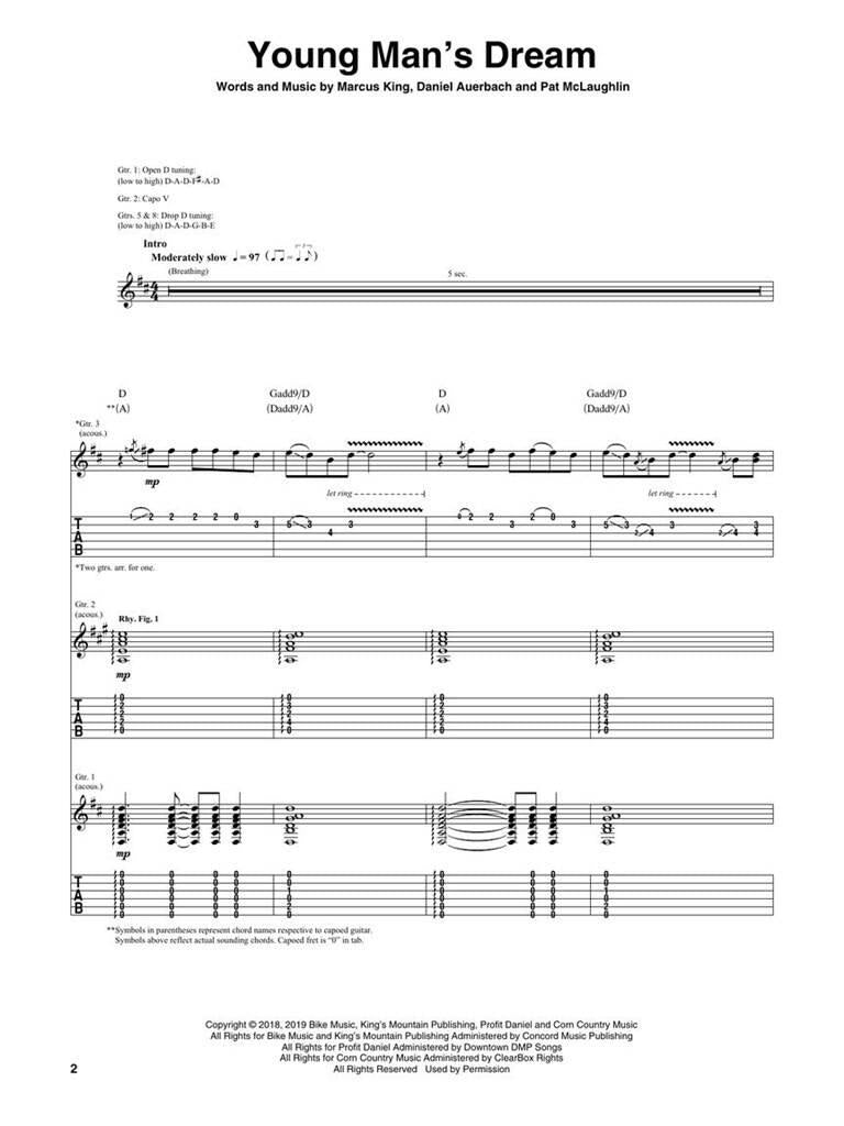 Marcus King - El Dorado - Tablatura per chitarra
