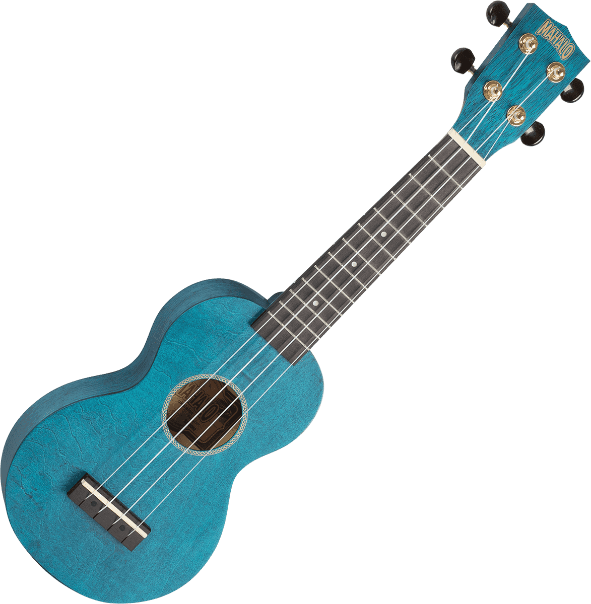 Ukulele Soprano Slim Blu Satinato + Custodia