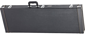 Rechteckiger E-Gitarrenkoffer Schwarz