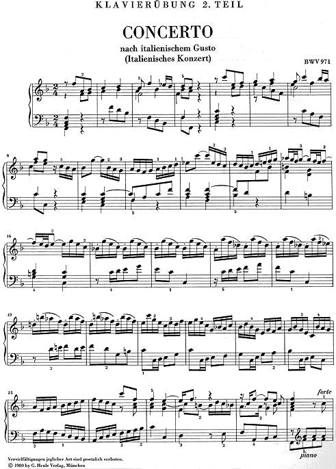 J.S. - Italian Concerto French Overture Four Duets Goldberg Variations