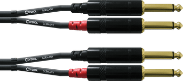 Audio-Doppelkabel Mono-Klinke 6 M