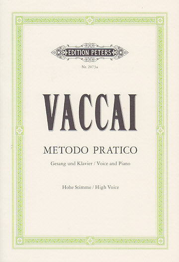 Vaccai - Methode Pratique (voix Haute)