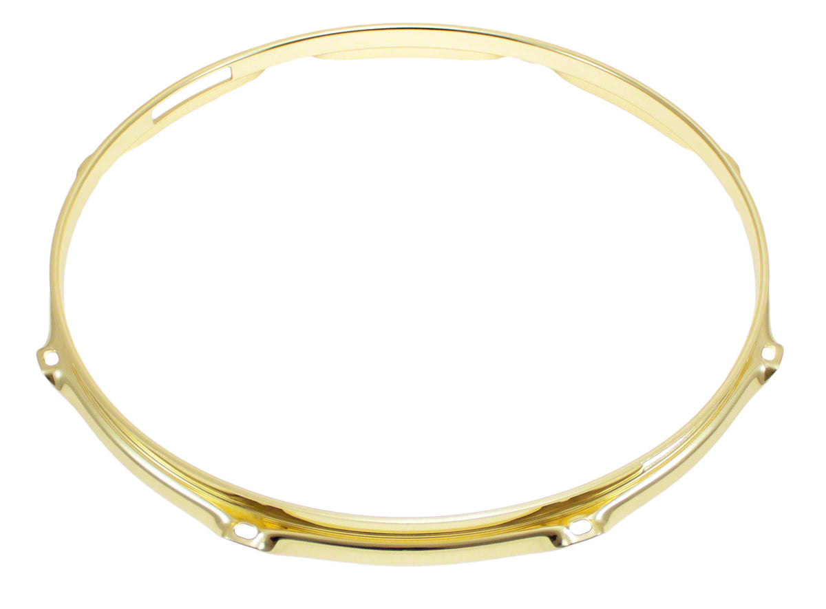 Spannreifen 14" 8 Spannschrauben Snare-Seite Goldfarben Super Triple Flange 3.0mm