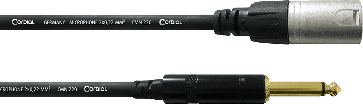 Cavo Audio XLR Maschio/jack Mono 5 M