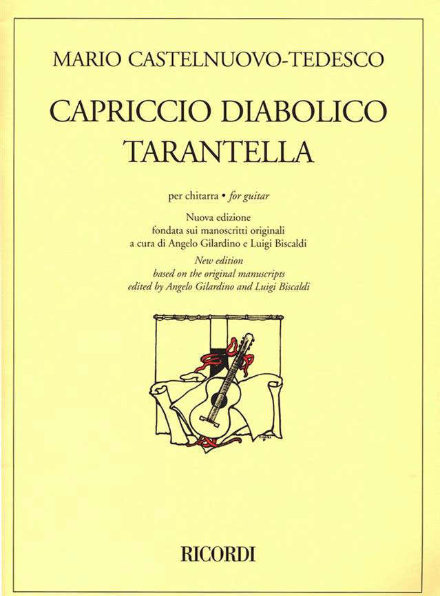 CASTELNUOVO TEDESCO - CAPRICCIO DIABOLICO / TARANTELLA - GUITARE