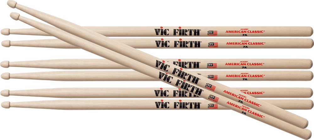 Vic Firth P7A.3-P7A.1 PACK 3X7A + 1X7A FREE