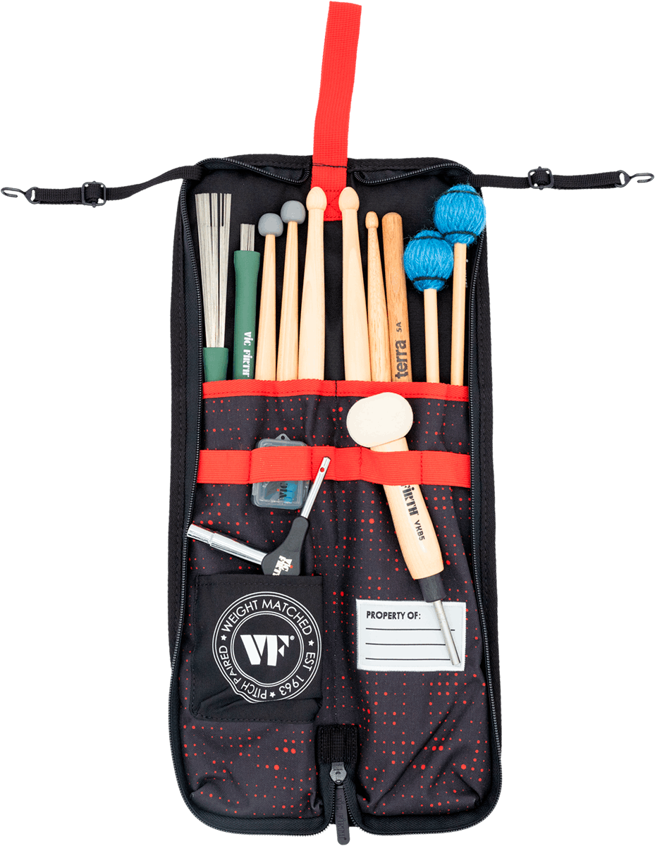 DRUMSTICK BAG VIC FIRTH ESSENTIAL - RED DOT