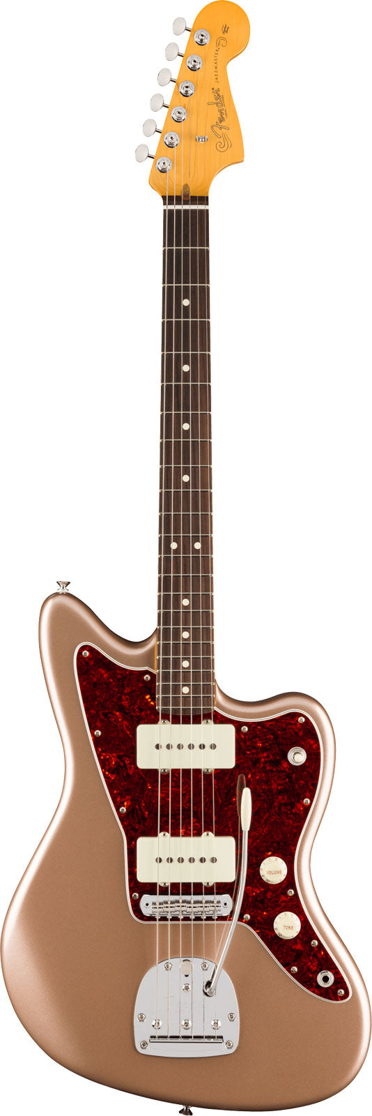 American Professional Classic Jazzmaster RW Verblasstes Firemist Gold