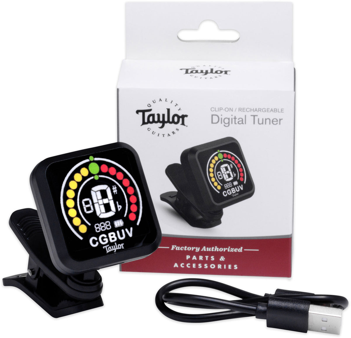 Taylor Digitales Stimmgerät K9 Wiederaufladbare Batterie