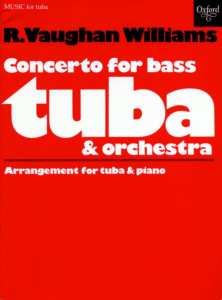 Oxford University Press Vaughan Williams - Concerto Pour Tuba - Tuba Piano