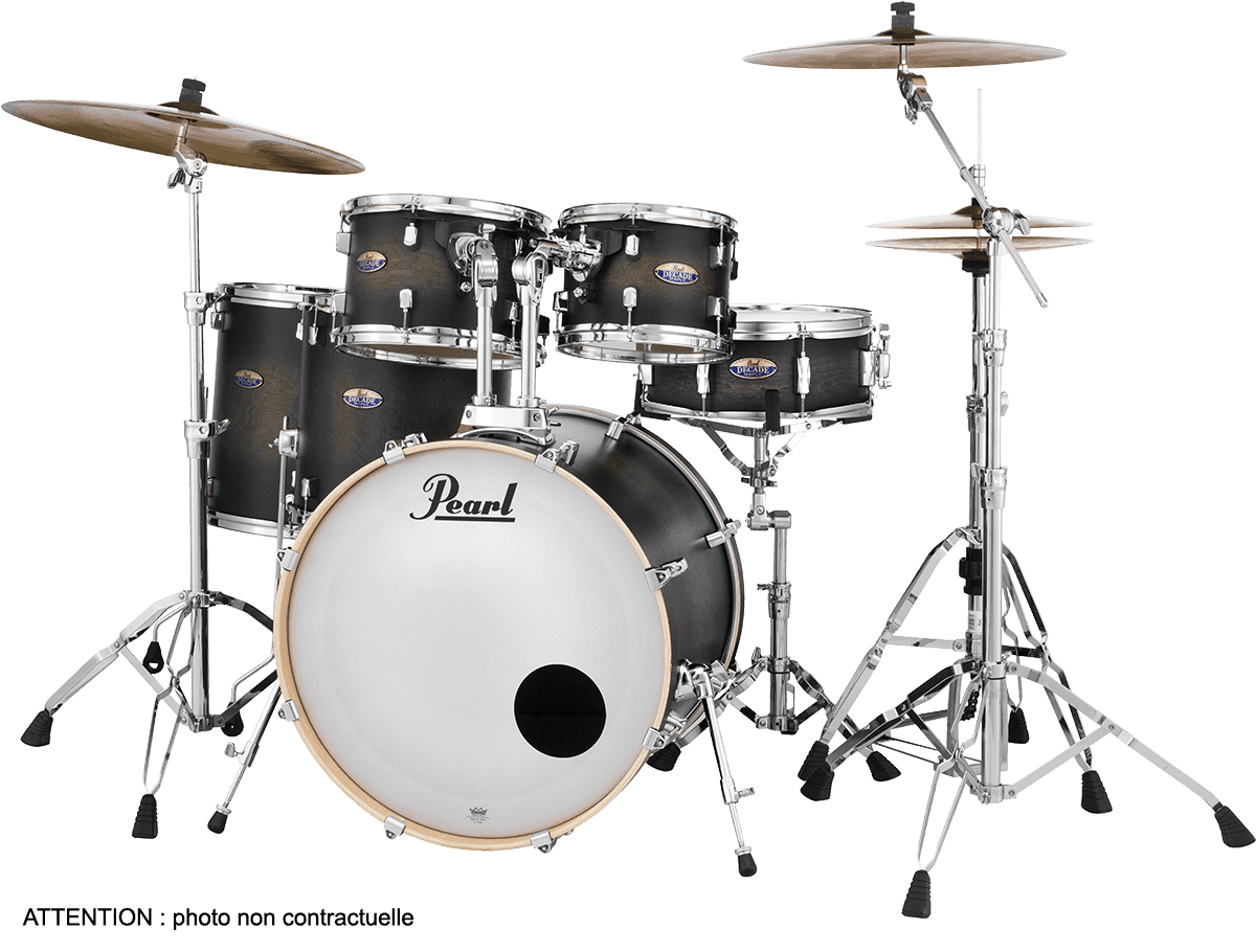 Decade Maple Studio 22 Satin Black Burst